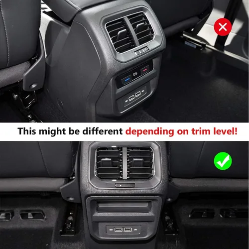 Miniatura 6 de Auovo Alfombrillas antipolvo para Volkswagen VW Tiguan accesorios 2024 2023 2022 2021 2020 2019 2018 personalizados portavasos, puertas y consolas