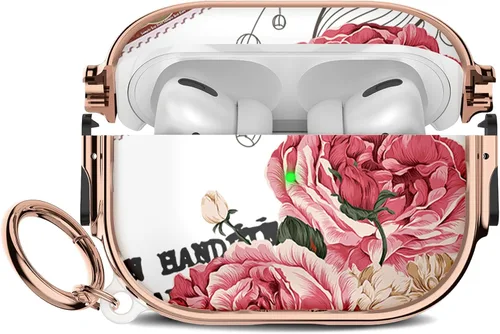 Miniatura 54 de Maxjoy para Funda Linda de AirPods 2 (2019) con Bloqueo de Seguridad, Compatible con Funda de AirPod de 2ª Generación de Mármol para Mujeres