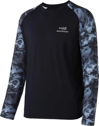Miniatura 14 de Bassdash UPF 50 Camiseta de pesca para hombre con camuflaje, manga larga, sudadera de secado rápido