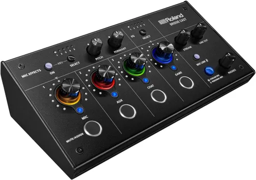 Miniatura 7 de Roland BRIDGE CAST - Mezclador de juegos de doble bus Interfaz de transmisión de audio profesional y mezclador para jugadores en línea Hardware