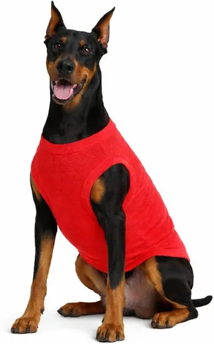 Miniatura 18 de Lovelonglong Ropa para mascotas de verano 2019, ropa para perro, camisetas en blanco, camisetas acanaladas, chalecos de hilo superior para perros