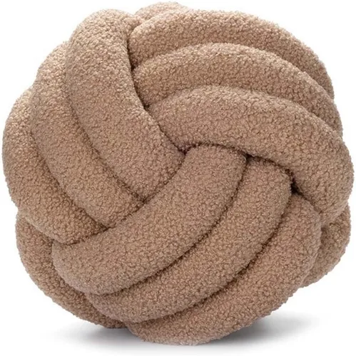 Miniatura 8 de Cyprinus Carpio Almohada de forro polar de peluche, tejida a mano, almohada de respaldo para sofá, sala de estar, estudio, cojín redondo para mesita