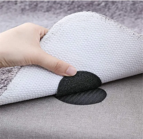 Miniatura 2 de LLPT 32 pares de sujetadores de cinta de gancho y bucle de diámetro redondo. Almohadilla de puntos adhesivos de 2.4 pulgadas con cinta adhesiva