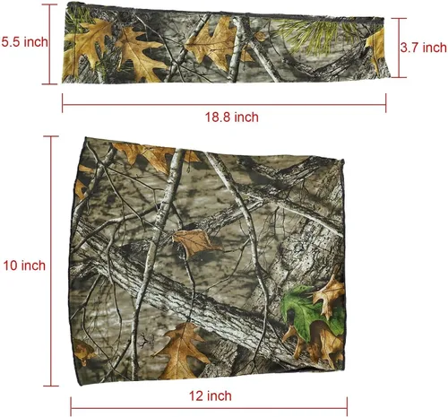 Miniatura 6 de LOOGU Sun Protection Cooling Arm Sleeves UPF 50+ Ice Silk Neck Gaiter Camo All Weather Hunting Fishing Hiking Cycling