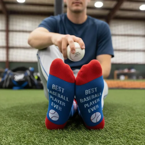 Miniatura 3 de Regalos de béisbol, regalos de jugador de béisbol para hombres y mujeres, calcetines de agradecimiento para Halloween, Navidad, cumpleaños, San