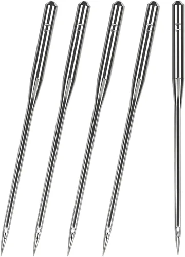 100 agujas para máquina de coser de bordado tamaño 75/11, 130/705H HAx1 agujas universales para máquina de coser regulares compatibles con Brother