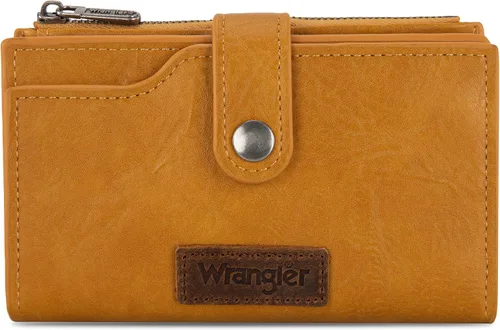 Miniatura 29 de Wrangler - Billetera para mujer con tarjetero plegable, cierre y ventana para identificación