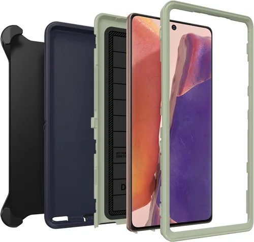 Miniatura 5 de OtterBox Defender Screenless Series - Funda resistente y funda con clip para cinturón para Galaxy Note 20 5G (no Ultra), embalaje al por menor