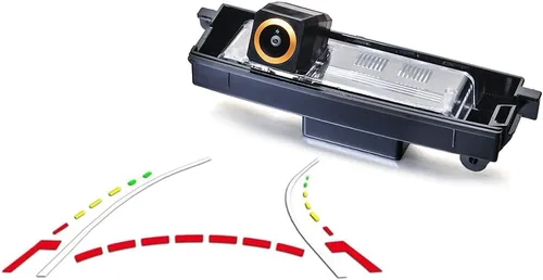 Miniatura 11 de Vlicevrn - Cámara de visión trasera para vehículo de automóvil, trayectoria dinámica, pistas de línea de respaldo para Toyota RAV4 XA30 / Toyota