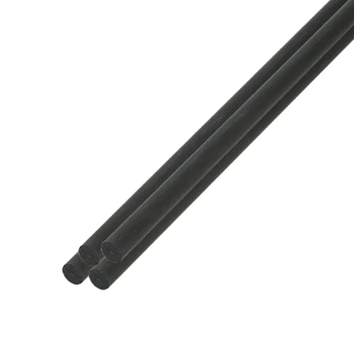 Miniatura 4 de 4 varillas de fibra de carbono de 0.069 pulgadas de diámetro, barra esmerilada sólida de 0.059 in de longitud, utilizada para cometa, aviones