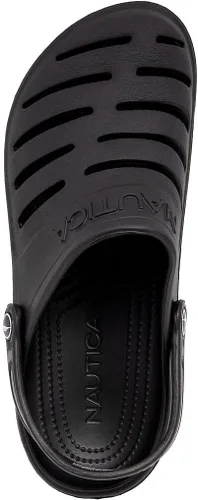 Miniatura 4 de Nautica Zuecos para hombre, sandalias deportivas deportivas, sin cordones con correa trasera ajustable, (zapatos de aguapantuflas peludas) River Edge