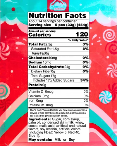 Miniatura 2 de Queen City Candy Cave - Mini masticables con sabor a granel, envueltos individualmente de sabores surtidos Midgee Fruit Chews (1 libra)