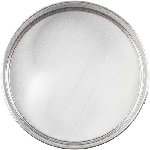 Tablecraft Colador de malla fina, 8 pulgadas, redondo, duradero, de acero inoxidable, tamizado, colado y polvo, agarre cómodo, hornear, herramienta