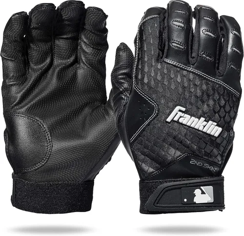 Franklin Sports MLB 2nd Skinz Guantes de Bateo - Adultos y Jóvenes Béisbol y Sóftbol - Guantes de Béisbol, Teeball y Sóftbol para Hombres y Niños -