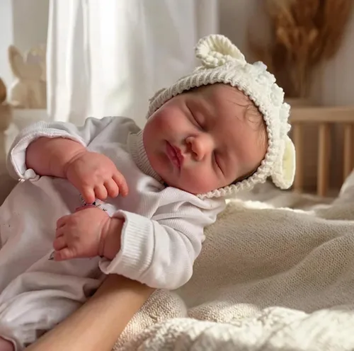 Miniatura 2 de Anano Muñecas Reborn de Bebé de Silicona de Cuerpo Completo - Muñeca de Bebé Realista de 20 pulgadas, Muñeca de Bebé de Silicona Completa para Niña
