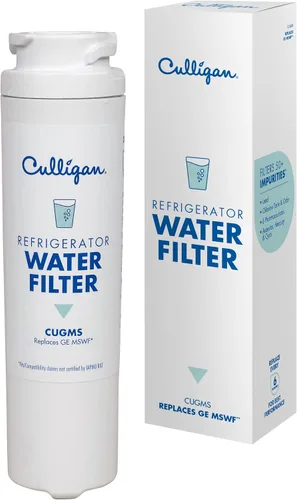 Culligan CUGMS Filtro de agua para refrigerador | Reemplazo para filtro de agua GE (MSWF) | Reemplazar cada 6 meses | Paquete de 1