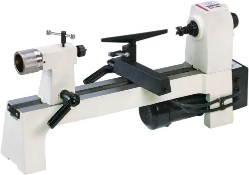 Miniatura 4 de SHOP FOX W1704 - Torno de sobremesa de 1/3 caballos de fuerza y mini portabrocas D4103 con pérgolas