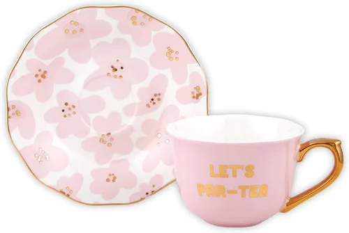 Miniatura 7 de Best Mom Ever - Taza de té y platillo de porcelana de 5 onzas