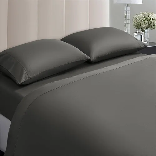 Sábanas 100% de algodón egipcio, tamaño King, juego de sábanas pesadas de lujo de 1000 hilos, para todas las estaciones, ropa de cama súper suave y