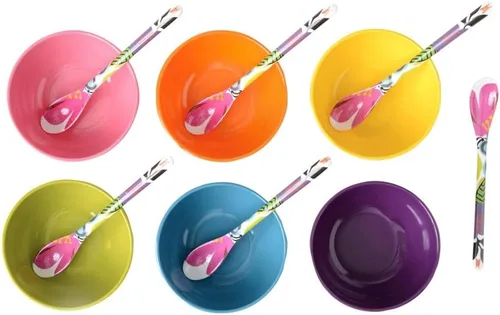 Miniatura 5 de French Bull Mini Cuencos de Melamina, Juego de 6 Piezas, Cuenco Pequeño para Servir – Aperitivos, Condimentos, Salsas, Postres, Helado – A Prueba