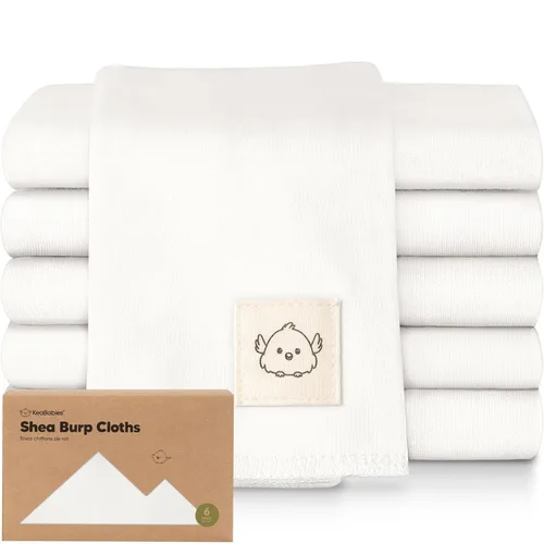 Miniatura 24 de Paños orgánicos para bebés niño y niña - Juego de 6 toallas grandes de algodón para eructar, paños para baba, súper absorbentes, ultra suaves