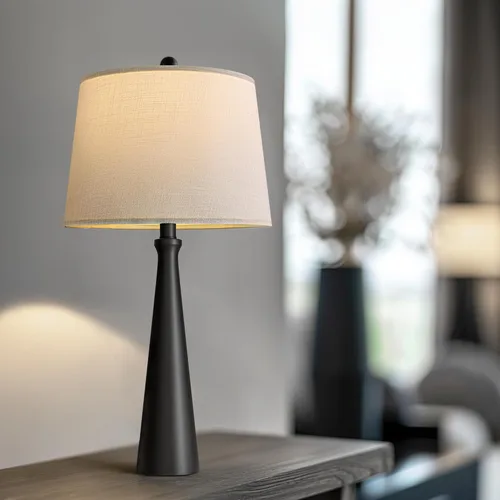 Miniatura 6 de Oneach Lámparas de mesa de 25.75 pulgadas para sala de estar, lámpara de noche regulable de 3 vías, con control táctil regulable de 3 vías, moderna