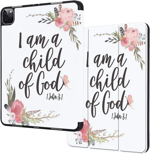 Miniatura 7 de Funda para iPad Pro de 12.9 pulgadas de 4ª generación 2020 y 2018, soporte de lápiz con función de apagado y encendido automático, funda inteligente