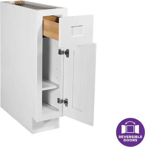Miniatura 5 de Design House Brookings Shaker 561316 - Armario de cocina con base sin ensamblar, 9 pulgadas de ancho x 24 pulgadas de profundidad x 34.5 pulgadas
