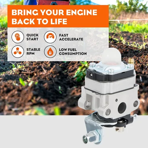 Miniatura 6 de Hipa Kit de carburador GX31 FG100 compatible con GX31 GX22 FG100 de 4 ciclos para motor de cultivador de cuerdas, piezas de modelo de carburador