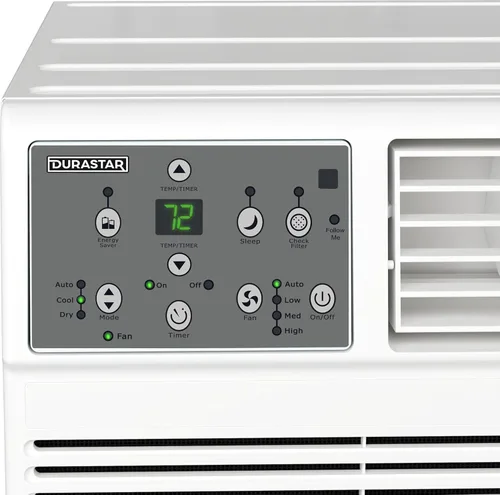 Miniatura 8 de Durastar DRTAC102XNA1 10,000 BTU 208 / 230V a través de la pared aire acondicionado y control remoto - Blanco
