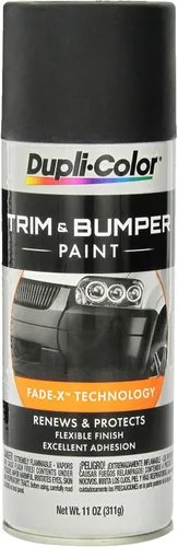 Dupli-Color ETB101000 - Pintura en aerosol para moldura y parachoques, color negro, lata de aerosol de 11 onzas