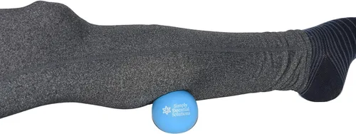 Miniatura 3 de Bolas de terapia de masaje de tejido profundo: juego de dos con bolsa de malla para alivio del dolor de cuidado personal, terapia miofacial, terapia