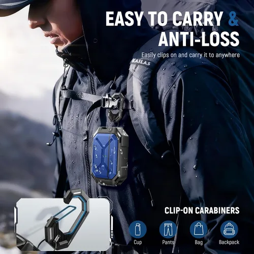Miniatura 9 de MOBOSI para AirPods Pro 3 Funda [Funda Impermeable IP68 para AirPods Pro 3 y Compatible con MagSafe] Funda Protectora de Grado Militar para AirPods