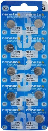 Miniatura 9 de Renata 373 SR916SW Baterías – 1.55 V Óxido de Plata 373 Batería de Reloj (2 unidades)
