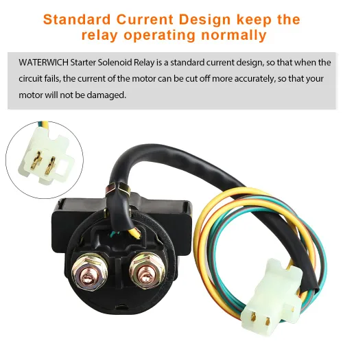 Miniatura 5 de WATERWICH Relé solenoide de arranque compatible con Honda 300 Fourtrax TRX300 TRX300FW 2X4 4x4 1988 1989 1990 1991 1992 1993 1994 1995 1996 1997