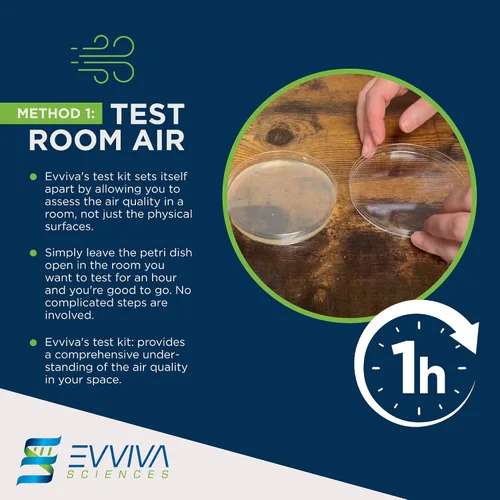 Miniatura 3 de Evviva Sciences - Kit de prueba de moho para el hogar, 5 pruebas de detección simples con análisis de laboratorio opcional (tarifa adicional)