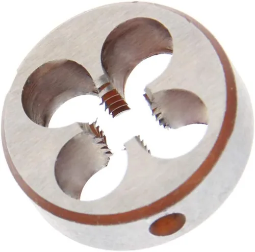 Miniatura 3 de Utoolmart Troquel de rosca de máquina de troquelado redondo métrico, troquel de roscado manual de rosca de máquina, M6 x 1 troquel de roscado