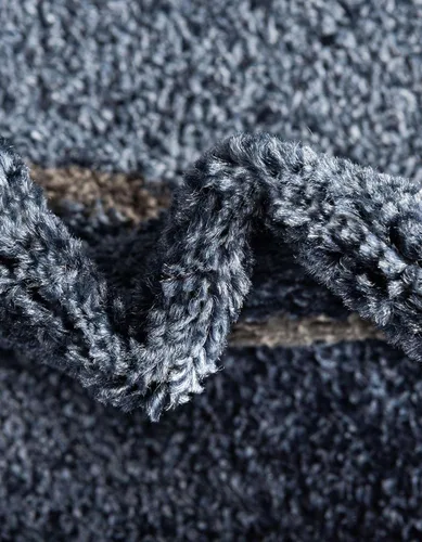 Miniatura 6 de Unique Loom Autumn Collection - Alfombra rectangular de 5 pies 3 pulgadas x 8 pies, color azul marino y gris Azul marino/gris
