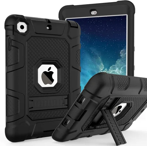 Miniatura 8 de TIMISM Funda para iPad mini, iPad mini 2, iPad mini 3 con soporte, 3 en 1, resistente a prueba de golpes, híbrida de tres capas, funda protectora