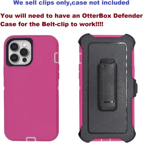 Miniatura 2 de [Paquete de 2] Funda con clip para cinturón compatible con Otterbox Defender Series Pro/Pro XT Case iPhone 16
