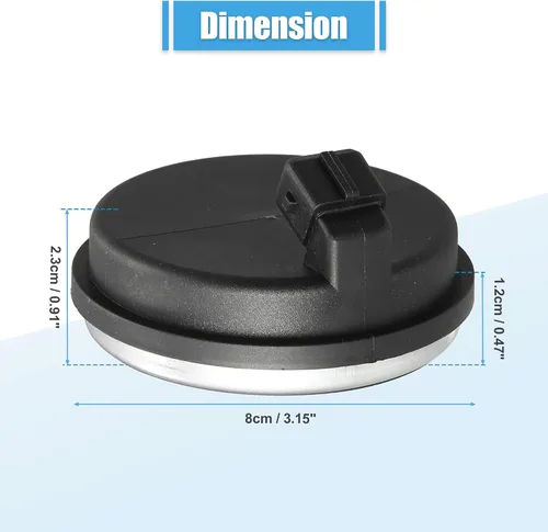 Miniatura 7 de X AUTOHAUX Cojinete de cubo trasero ABS Sensor de velocidad para Hyundai Veloster N Tucson Sonata W/O AWD, Kia Sportage 2WD 58980-C1100 - Tapa