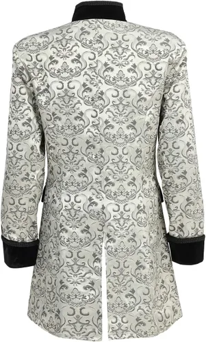 Miniatura 2 de Chaqueta medieval steampunk para hombre, abrigo gótico victoriano