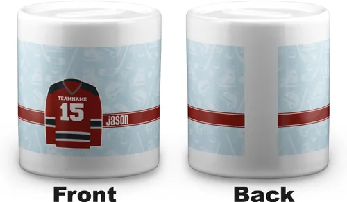 Miniatura 2 de Banco de monedas de hockey personalizado