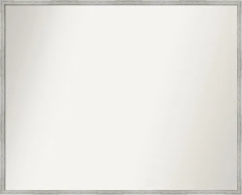 Miniatura 357 de Amanti Art Espejo de baño blanco para sobre el fregadero, 32 x 45 pulgadas, espejo de tocador rectangular blanco esbelto, marco de madera moderno
