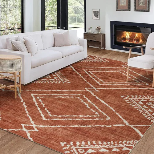 Miniatura 43 de ReaLife Rugs Alfombra Pasillo Lavable a Máquina - Sala de Estar Dormitorio Baño Cocina Entrada Oficina - Acolchada Pelo Bajo Resistente a Manchas