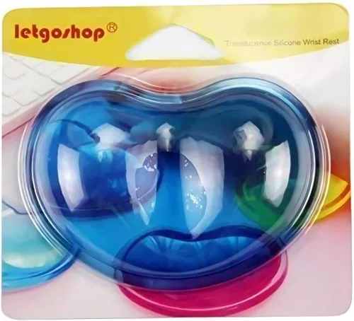 Miniatura 6 de Reposamuñecas ergonómico de gel para mouse, soporte de muñeca para mouse de computadora para aliviar el dolor en el brazo, almohadilla para muñeca
