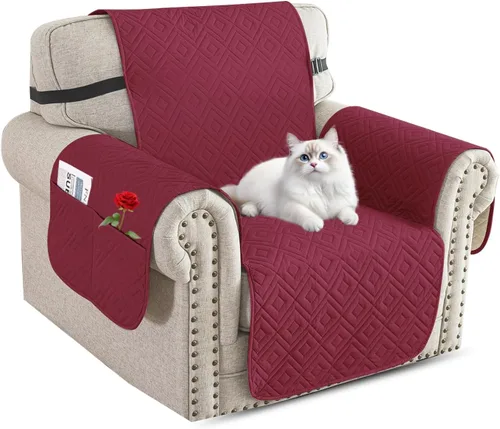 Miniatura 17 de XINEAGE Funda 100% impermeable para silla y sofá para mascotas, funda antideslizante para sofá, fundas lavables para silla, protector de muebles