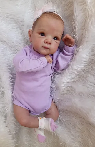 Miniatura 2 de Zero Pam Life Like Reborn Muñecas de Bebé de Silicona de Cuerpo Completo para Niñas, Muñecas Recién Nacidas Realistas de 20 Pulgadas para Niños