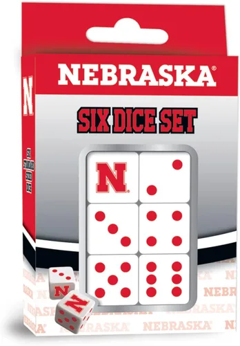 Miniatura 4 de MasterPieces Game Day - NCAA Clemson Tigers - Juego de 6 dados con logotipo del equipo, tamaño estándar D6