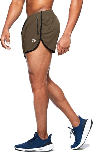 Miniatura 2 de G Gradual Pantalones cortos de correr para hombre de 3 pulgadas de secado rápido para gimnasio, pantalones cortos deportivos con bolsillos